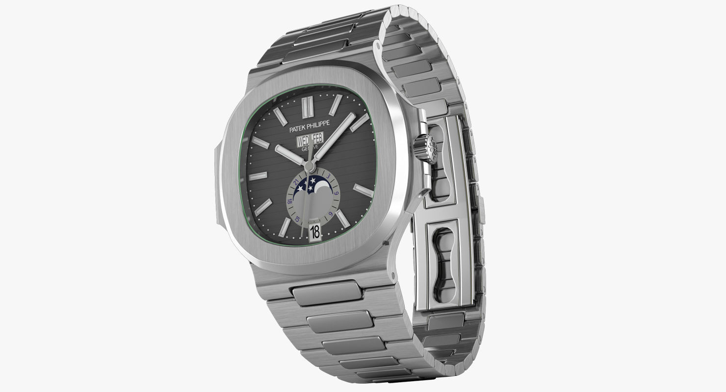 Patek Nautilus 3D model_1