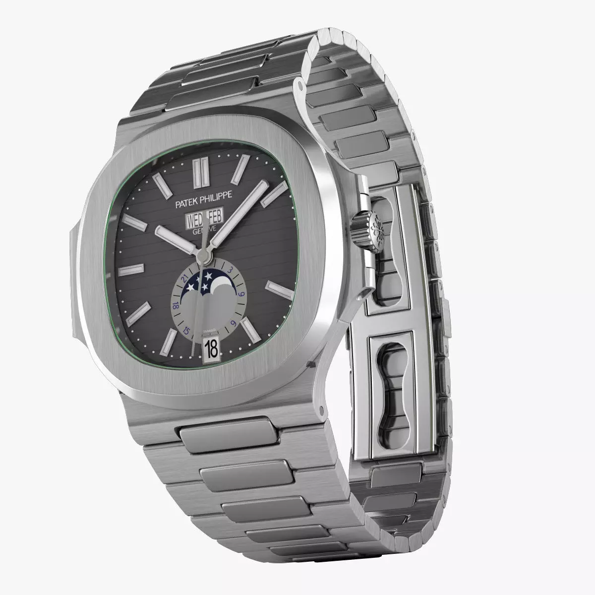 Patek Nautilus 3D model_0