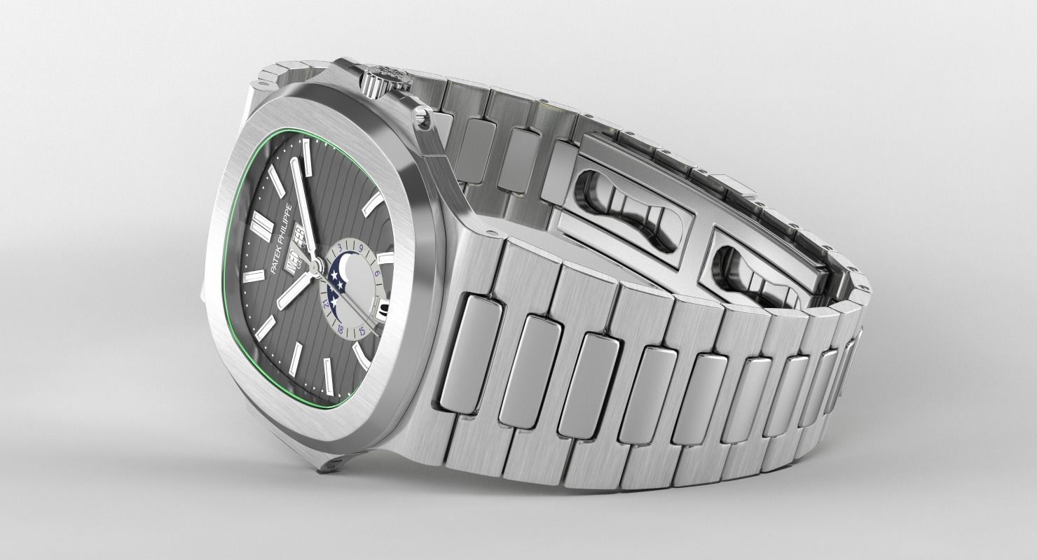 Patek Nautilus 3D model_6