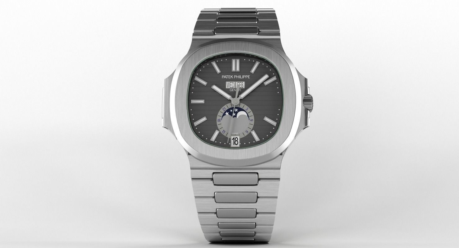 Patek Nautilus 3D model_3