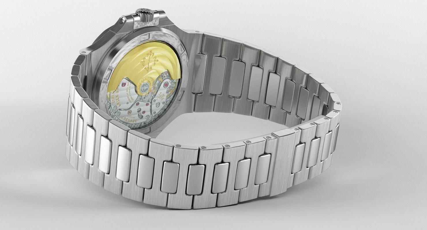 Patek Nautilus 3D model_7