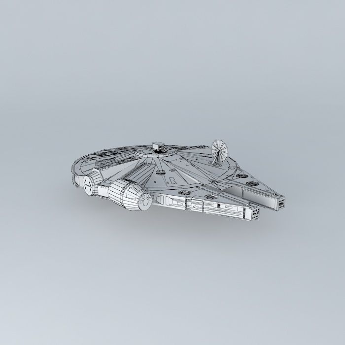 Star Wars Millennium/Millenium  Falcon Free 3D model_3