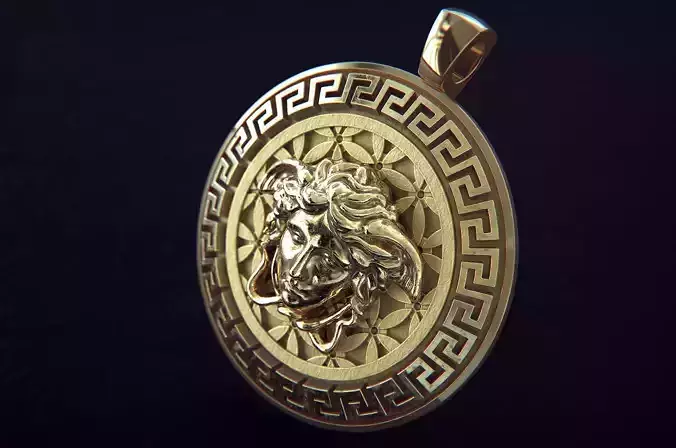 Medusa pendant S 3D print model