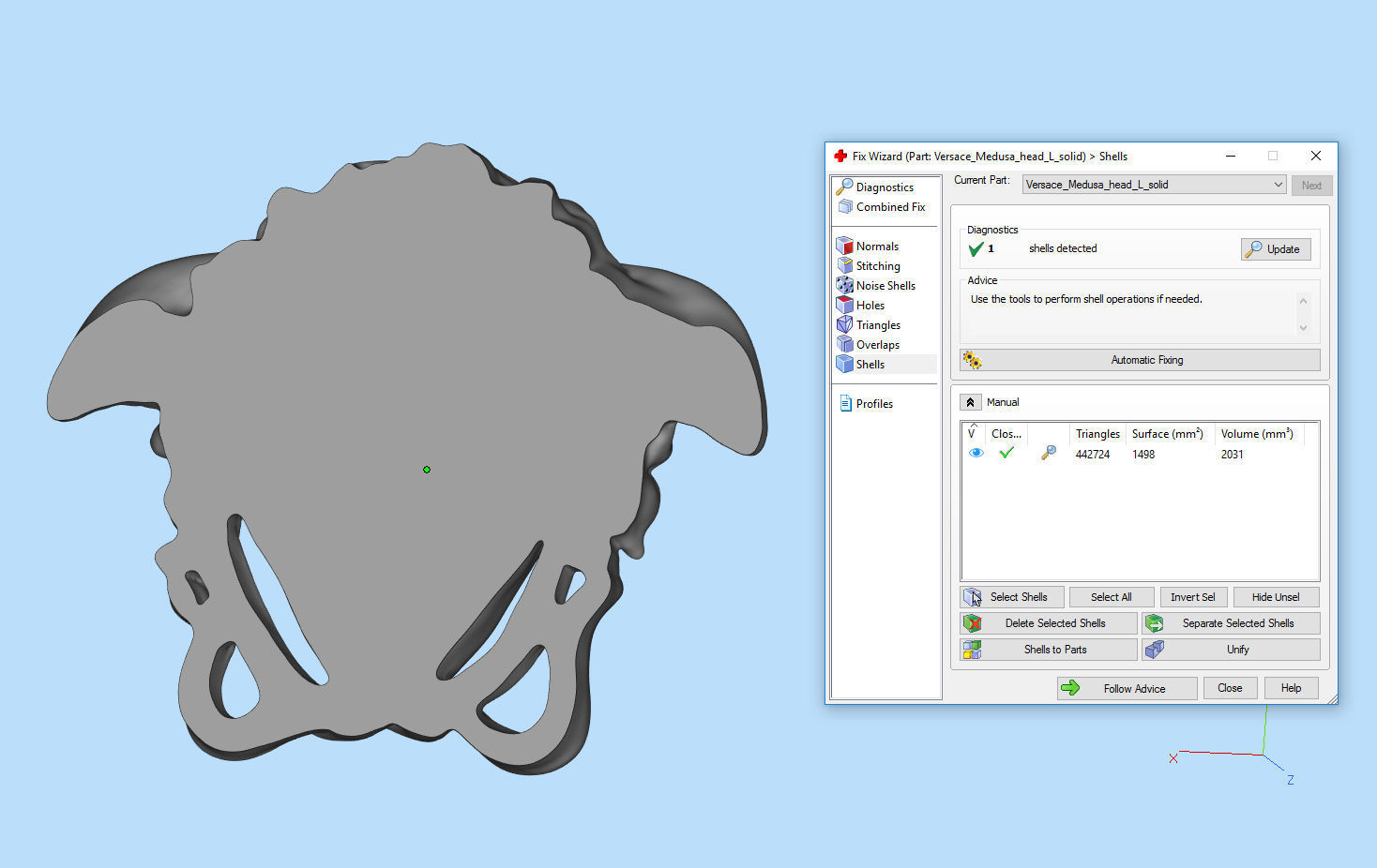 Medusa head Pack 3D print model_11