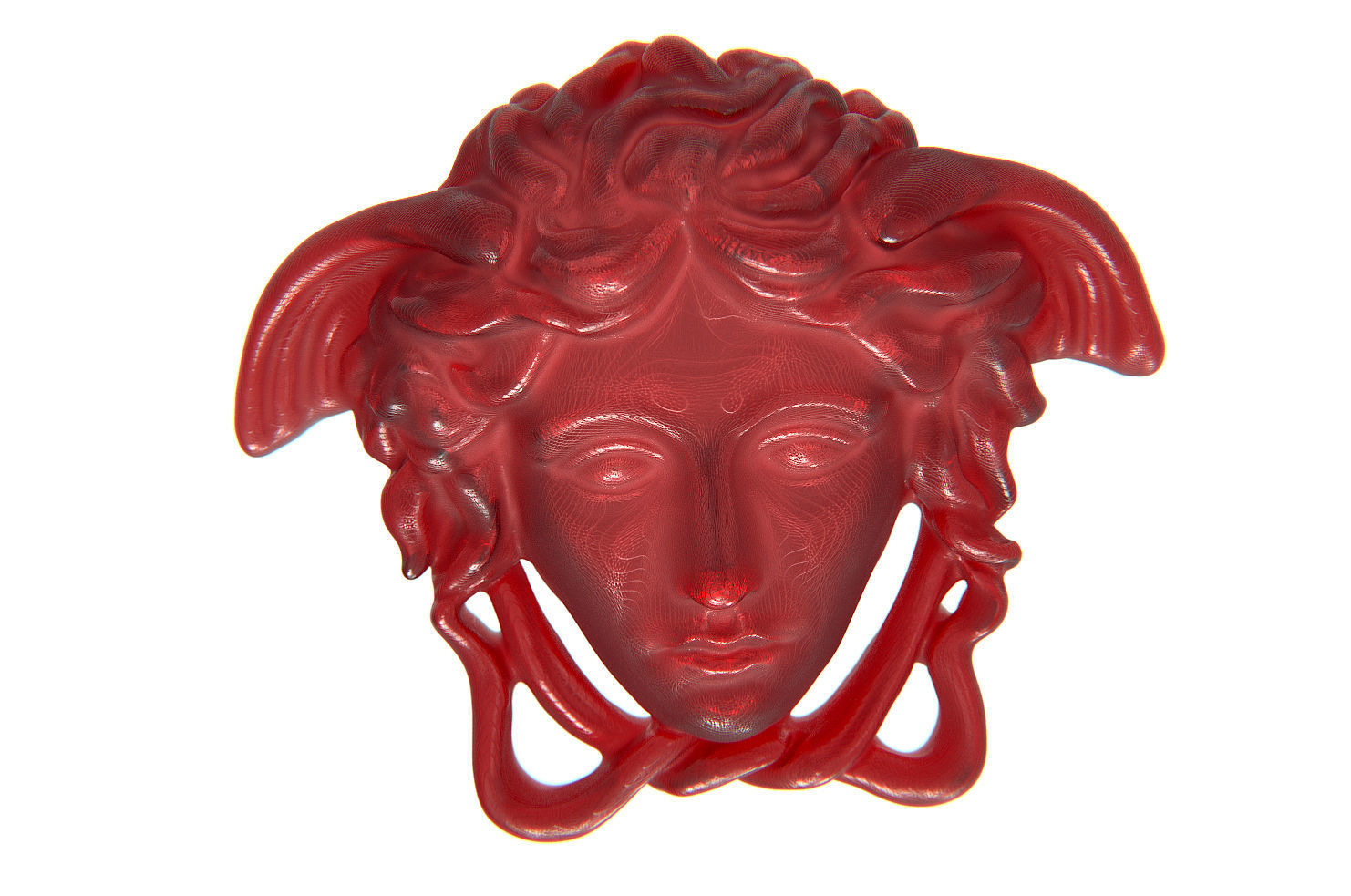 Medusa head Pack 3D print model_3