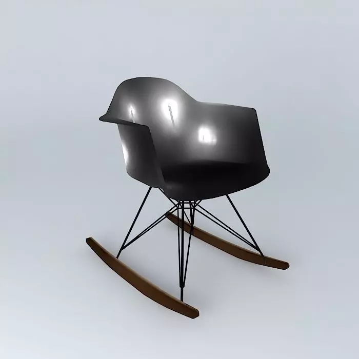 Eames Rocker Drafted by Percy Ramos Free 3D model