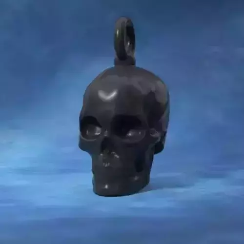 Printable skull pendant