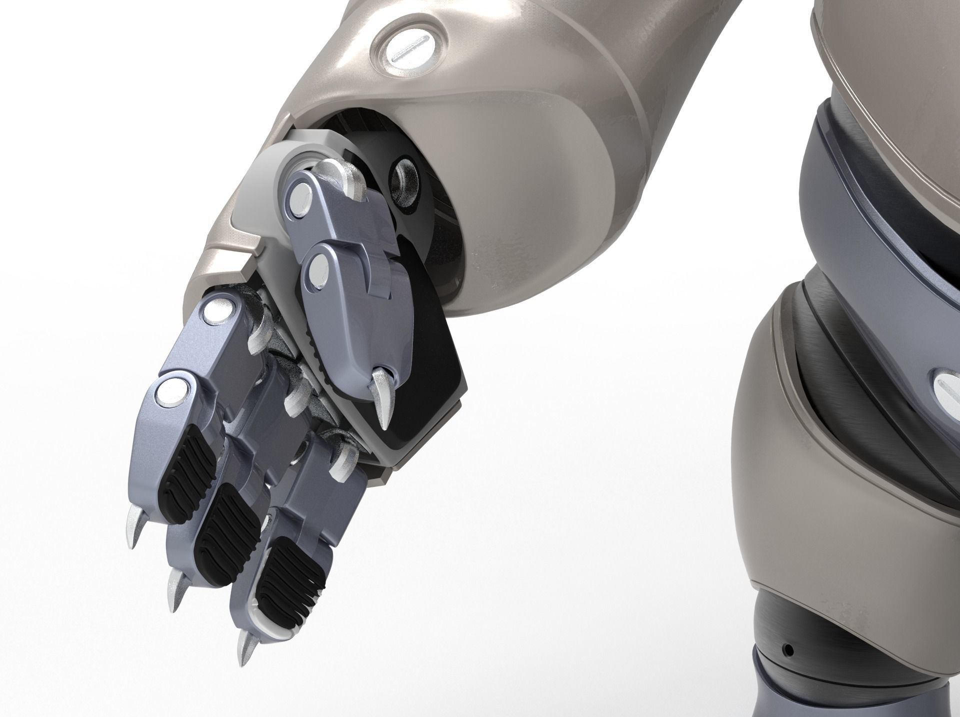 robot racoon 3D model_19