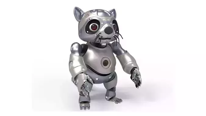 robot racoon