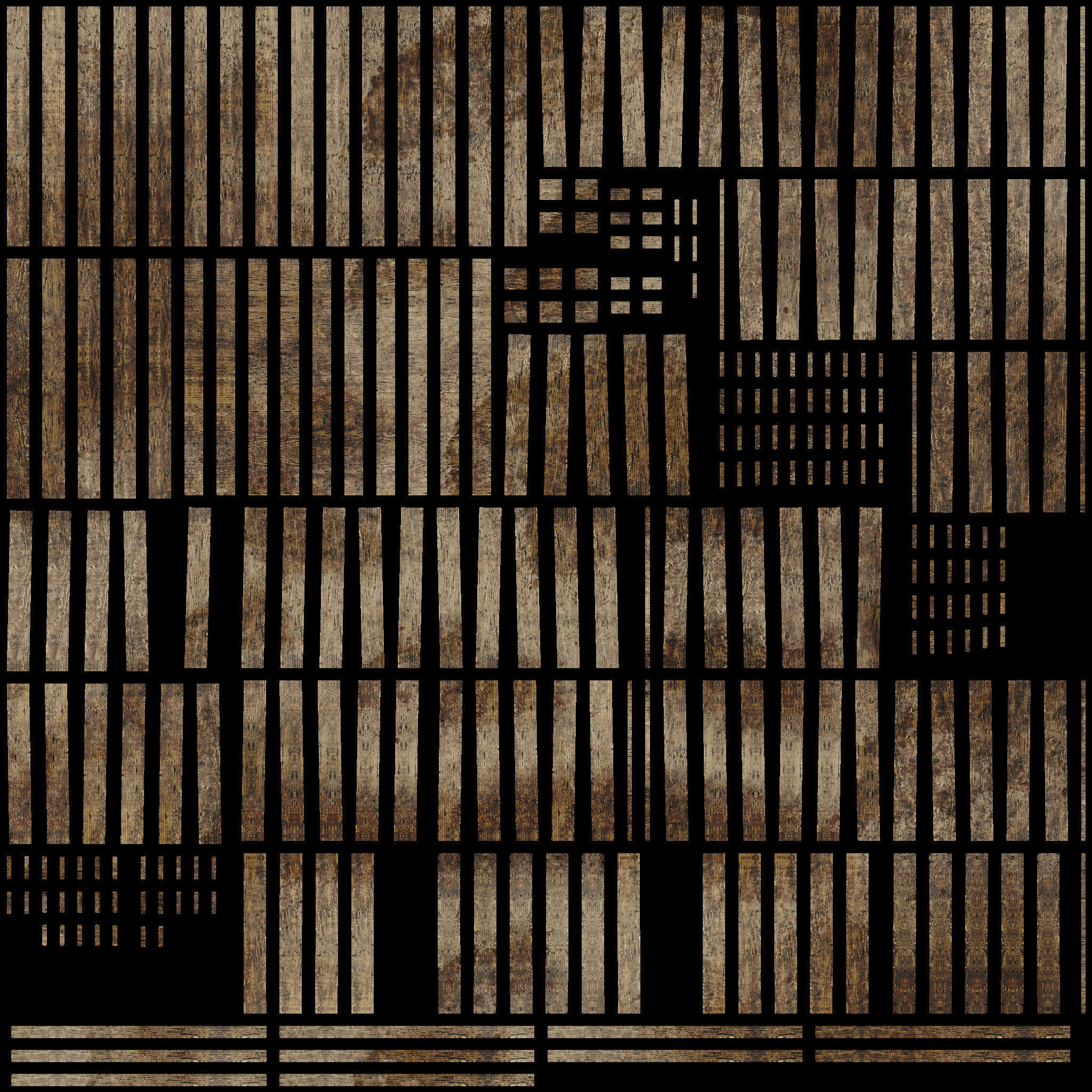 Old Barn Low-poly 3D model_31