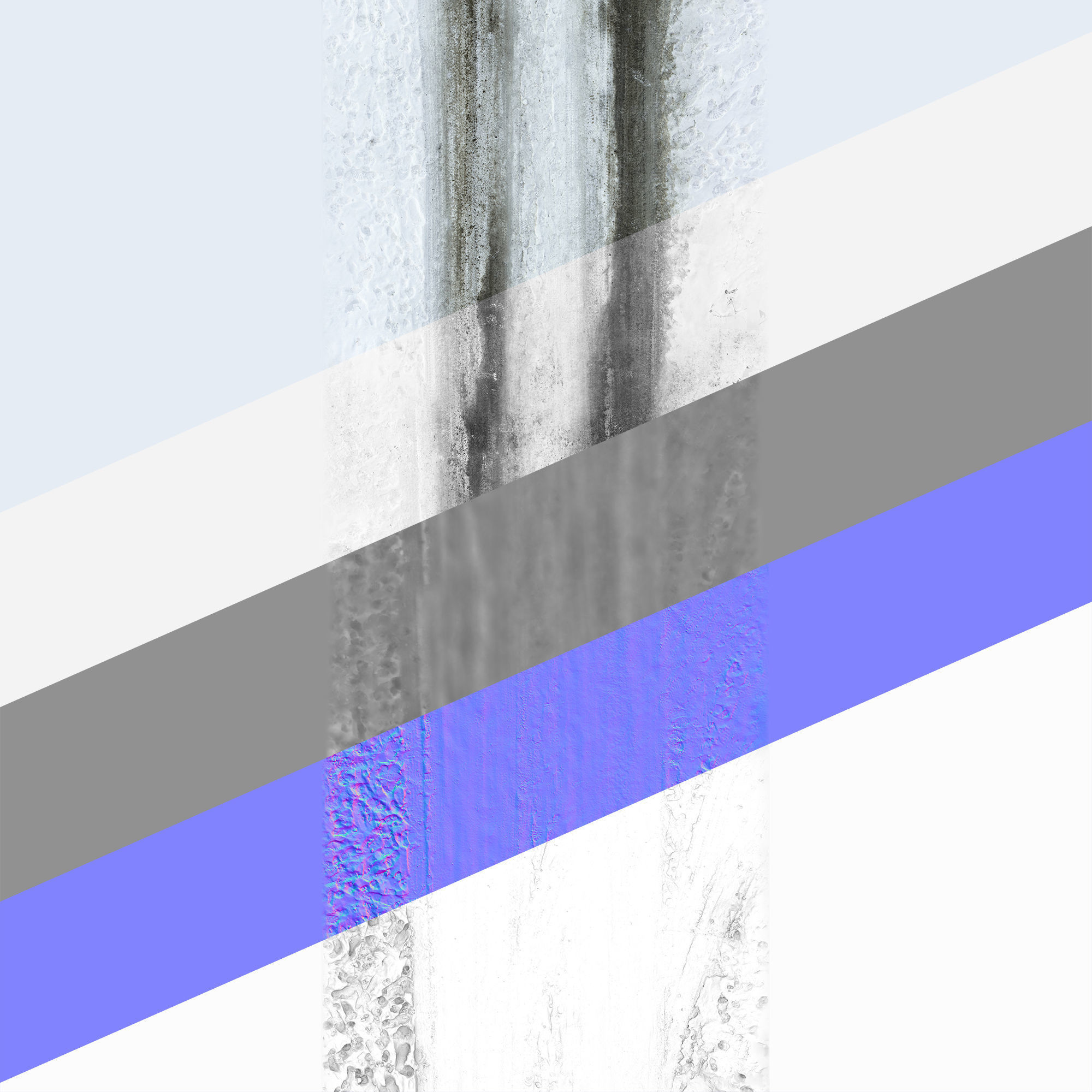 Snow road 3D model_11