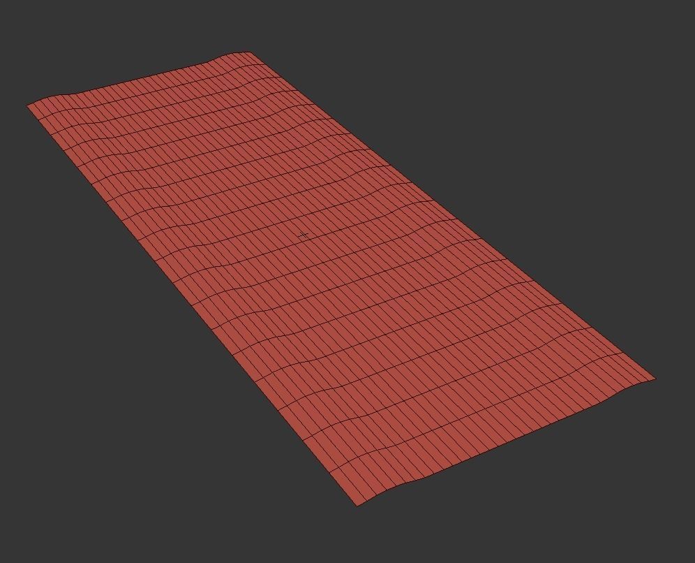 Snow road 3D model_6