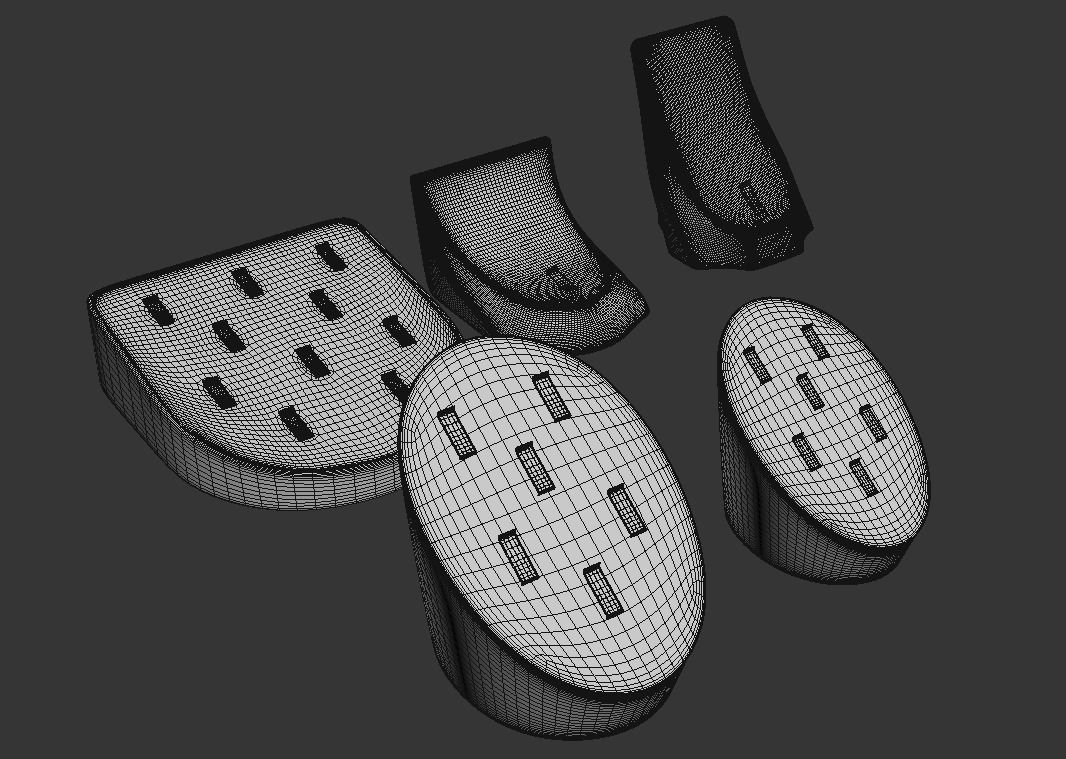 Jewelry Mannequins 3D model_14