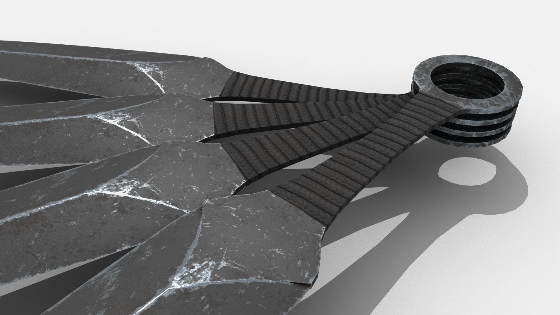 Survival Kit - Throwing Knife Low-poly 3D model_4