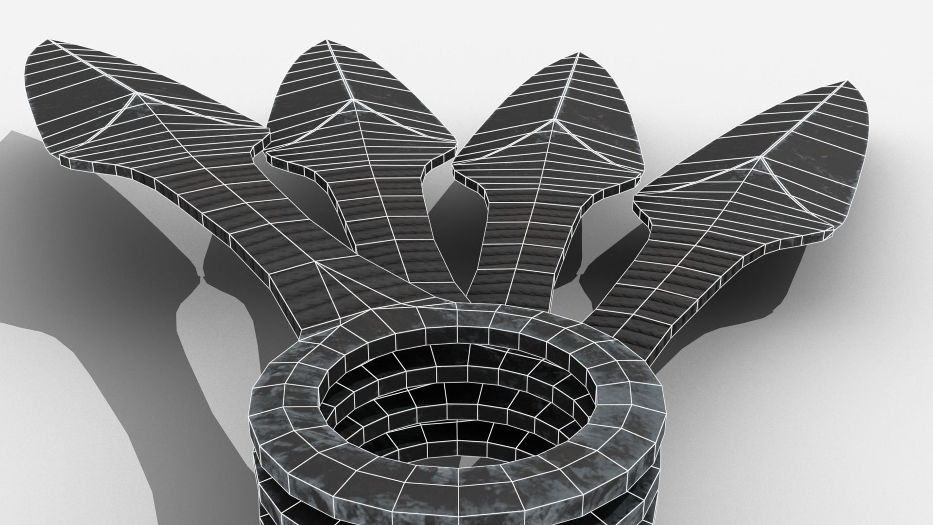 Survival Kit - Throwing Knife Low-poly 3D model_9