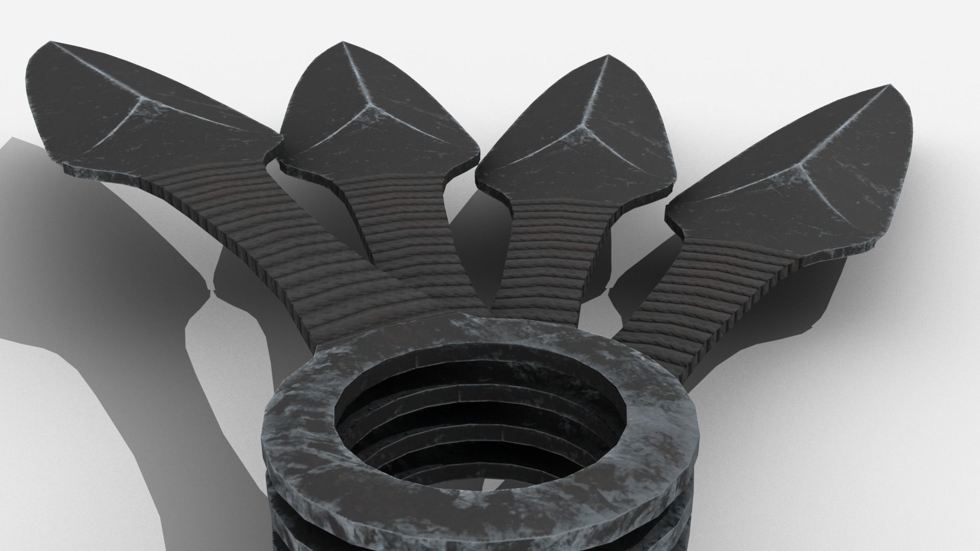 Survival Kit - Throwing Knife Low-poly 3D model_8