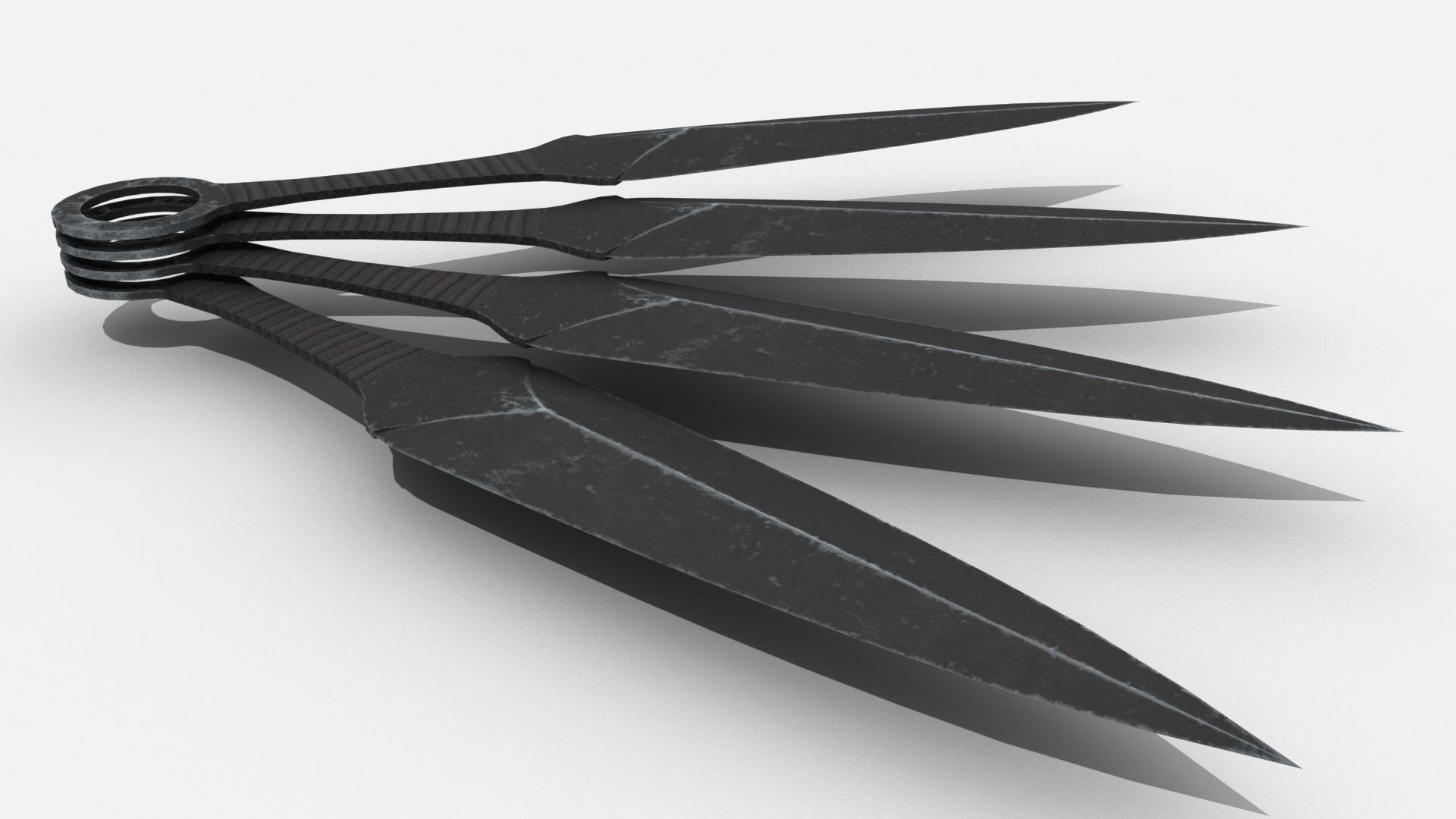 Survival Kit - Throwing Knife Low-poly 3D model_2