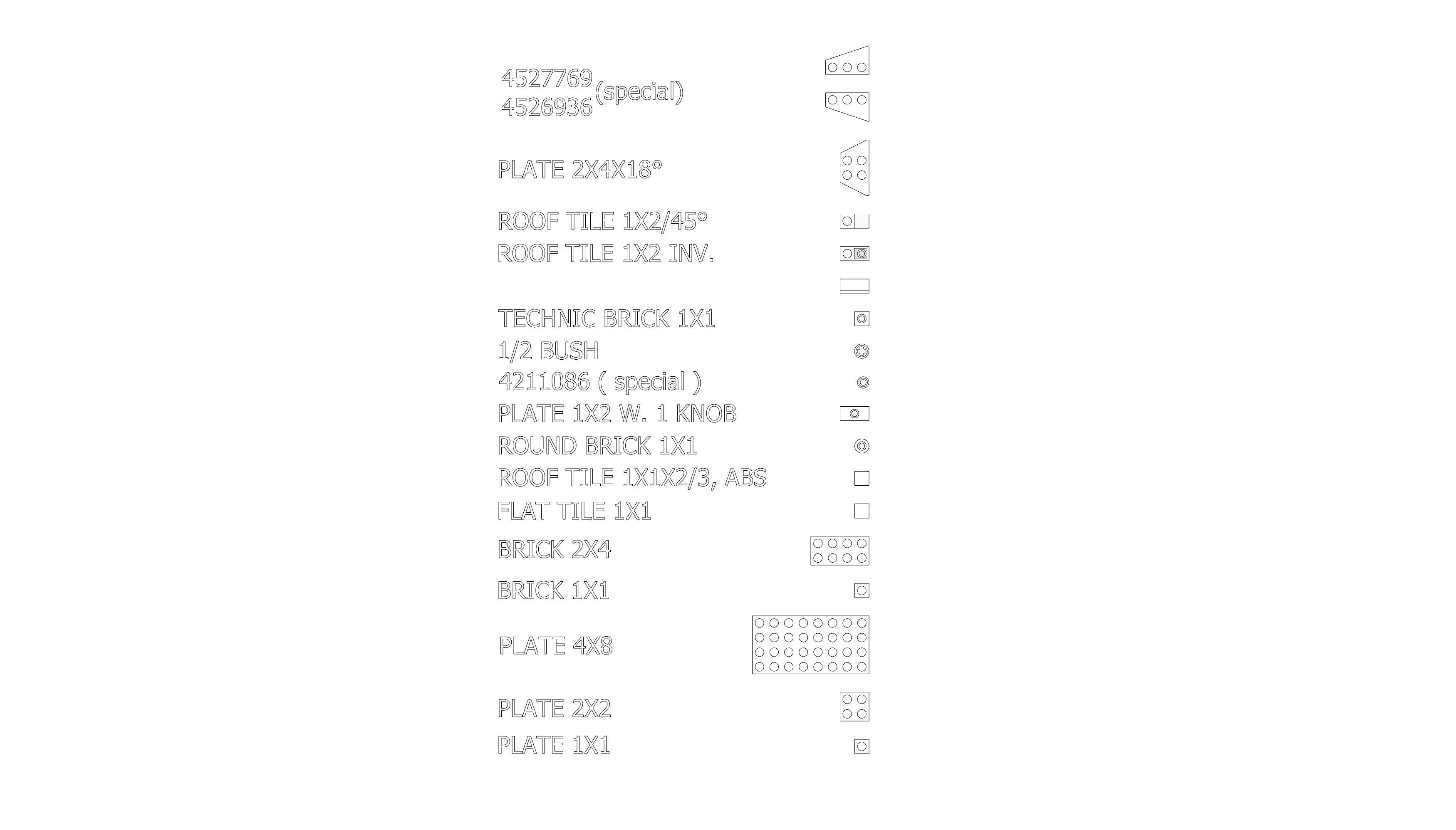 Lego bricks set 1 3D model_1