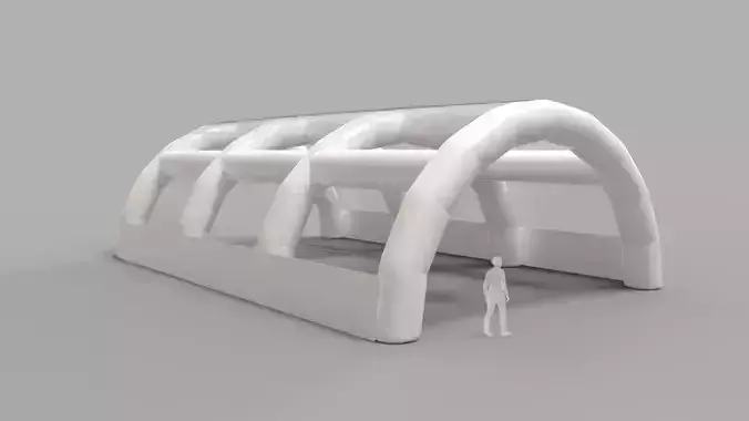 Inflatable Tent - Exhibition Hall 3D model