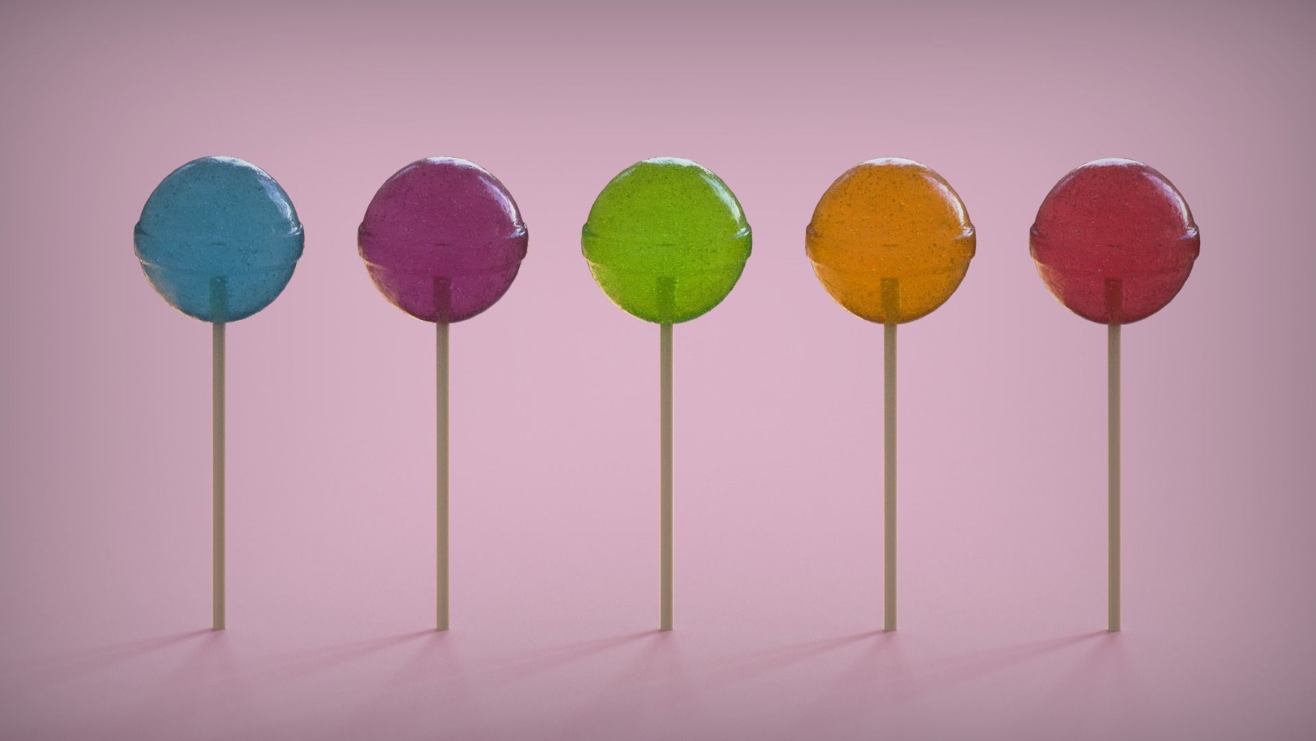 Lollipop candy FREE Free low-poly 3D model