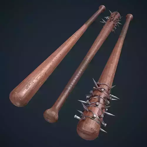 Game Ready Baseball bat Melee weapon pack