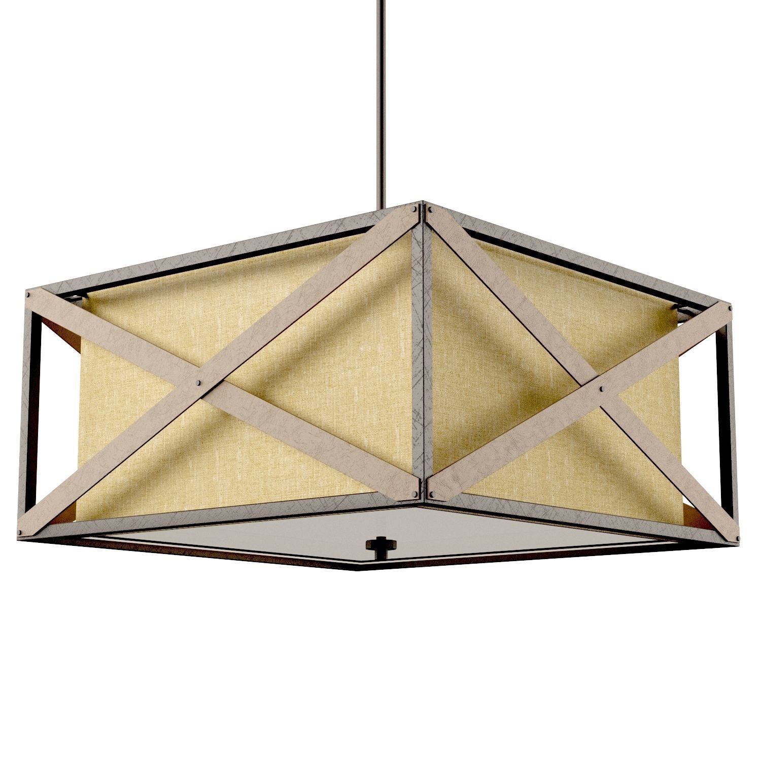 Cahoon chandelier ceiling ligh 43776AVI Anvil Iron 3D model_2