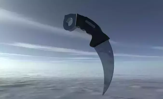 Karambit Model No Textures 3D model