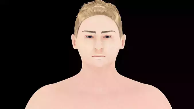 Model 5 man in shorts