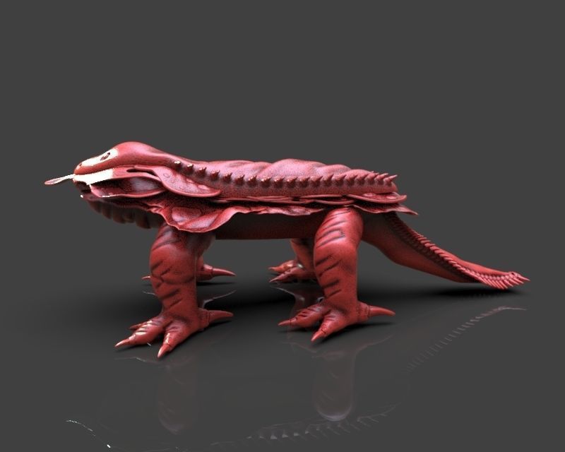Baguesaur Sculpture 3D print model_4