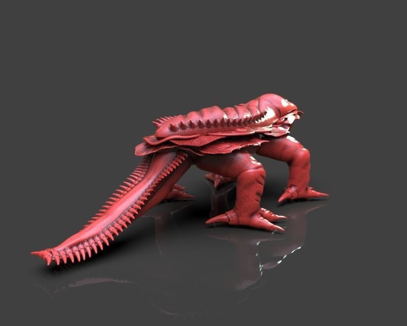 Baguesaur Sculpture 3D print model_5