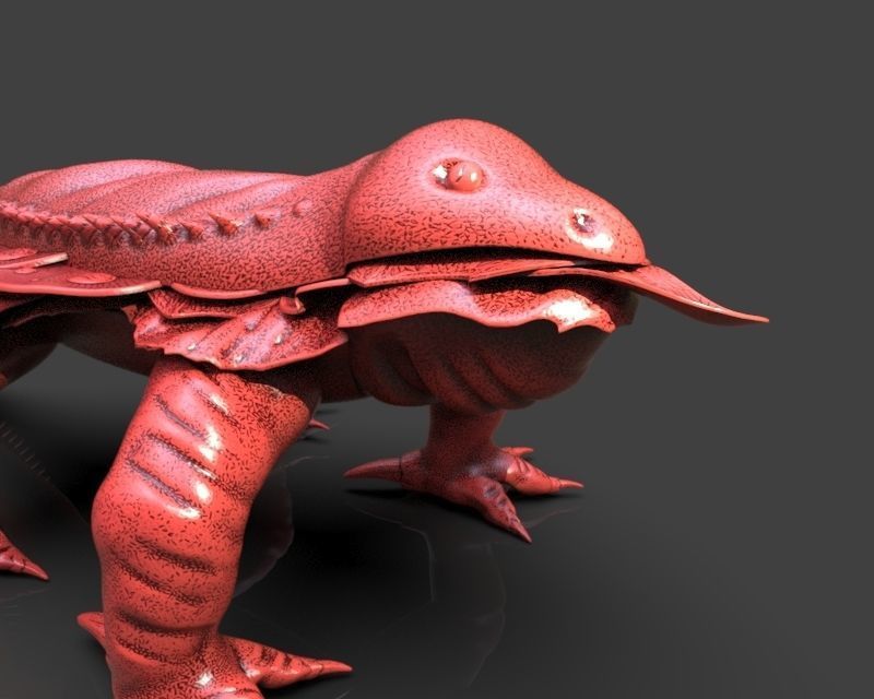 Baguesaur Sculpture 3D print model_9