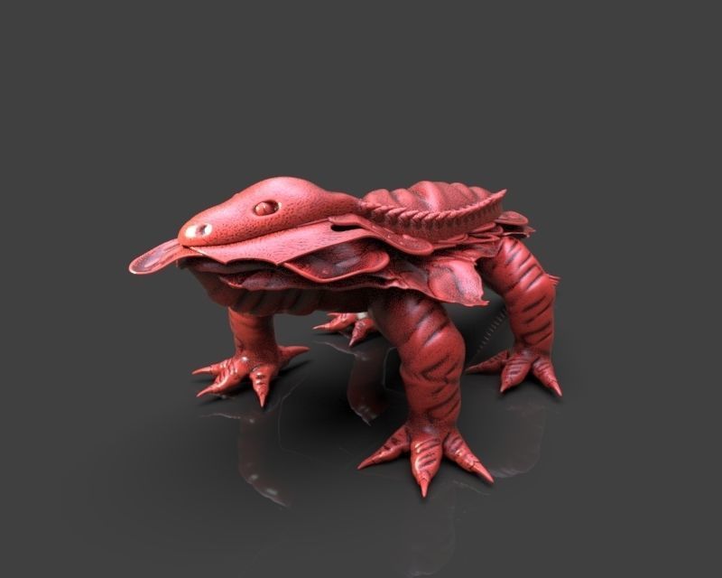 Baguesaur Sculpture 3D print model_3