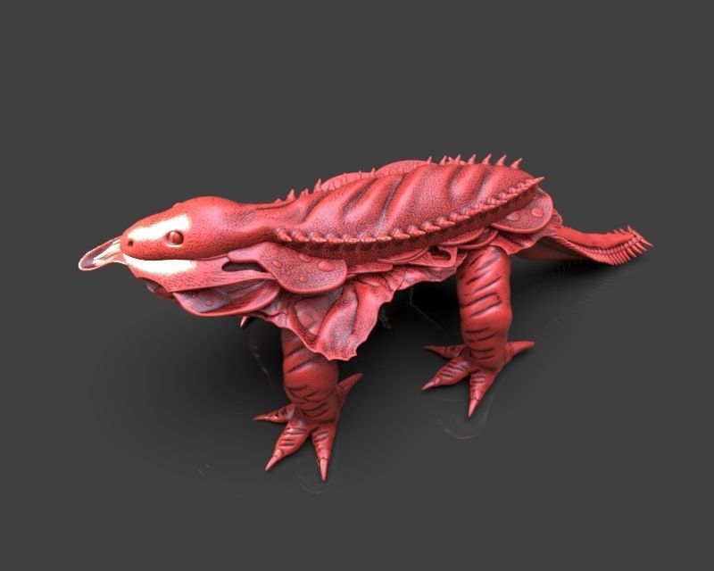 Baguesaur Sculpture 3D print model_8