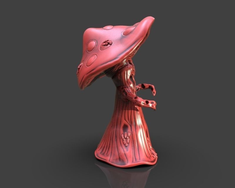 Evil Mushroom 3D print model_11