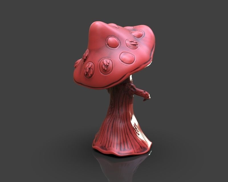 Evil Mushroom 3D print model_10