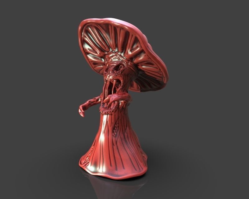 Evil Mushroom 3D print model_7