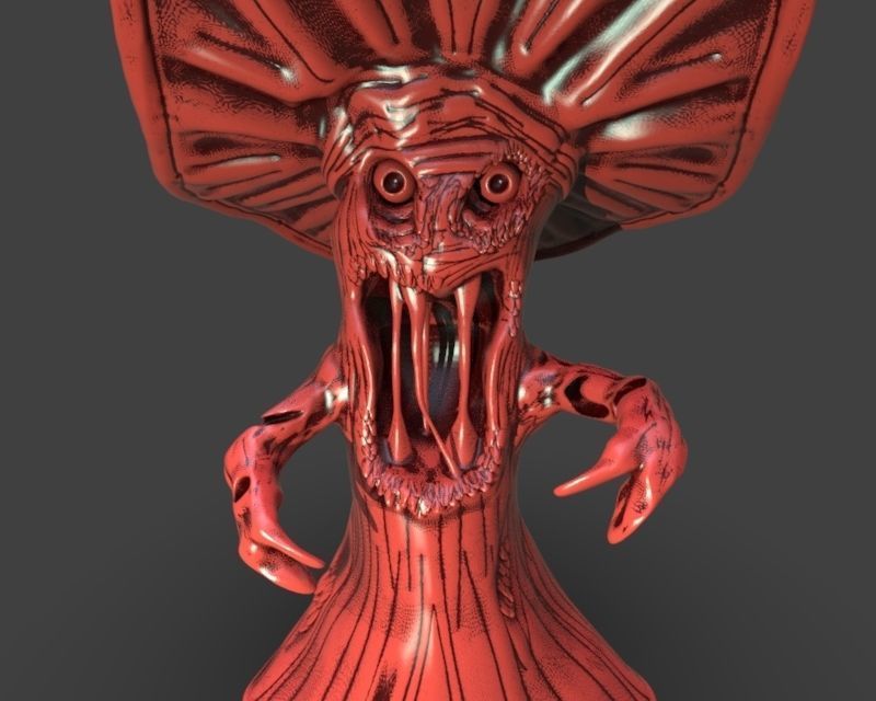Evil Mushroom 3D print model_15