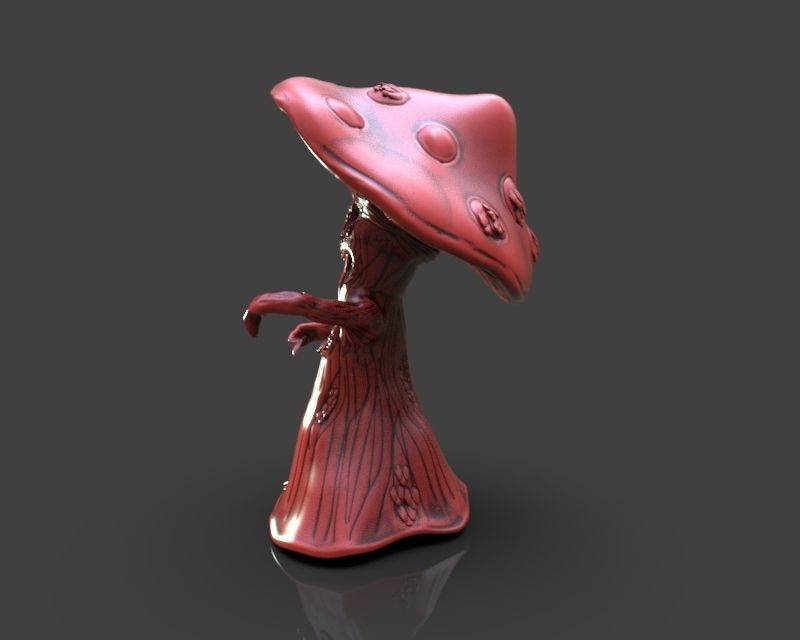 Evil Mushroom 3D print model_8