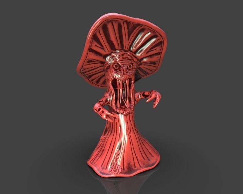 Evil Mushroom 3D print model_12