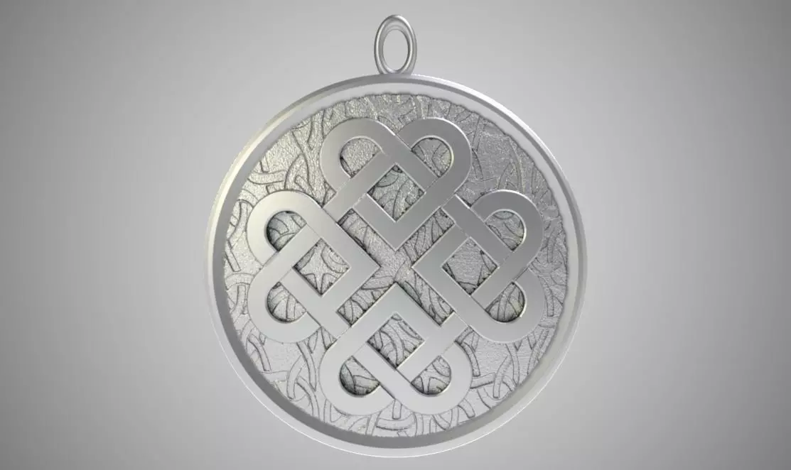 Celtic Knot Necklace 3D print model