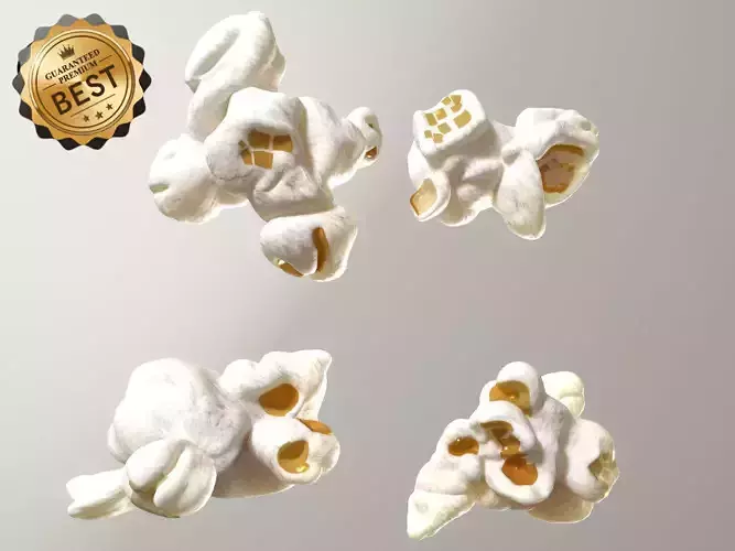 popcorn best in world 3D model