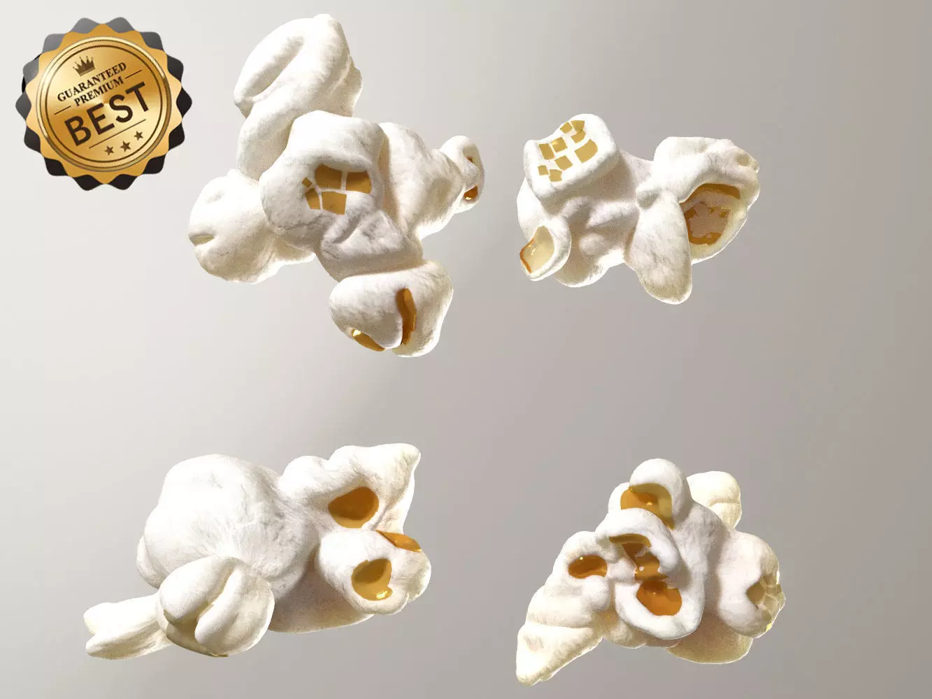 popcorn best in world 3D model