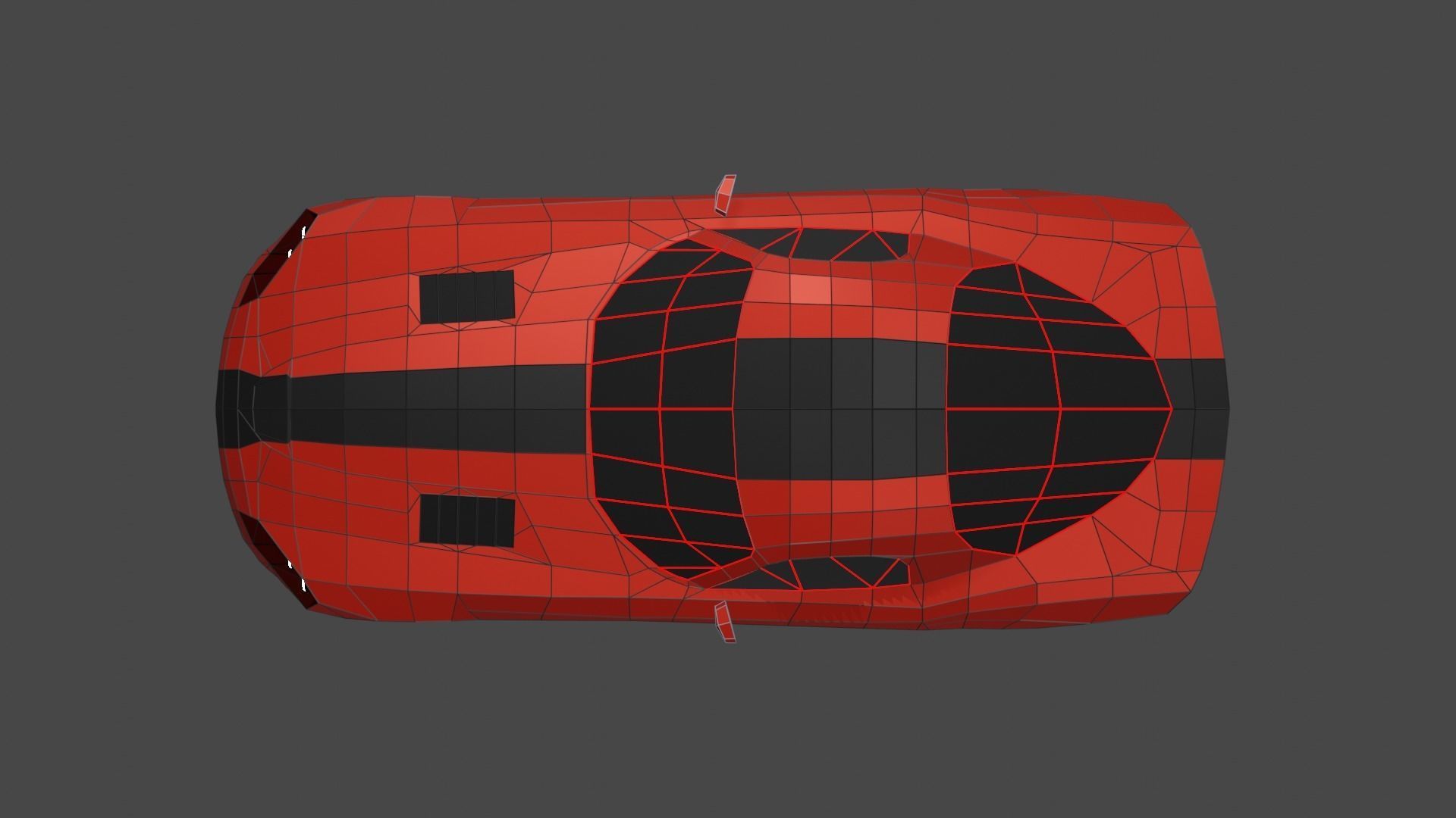 Dodge Viper SRT10 Low-poly 3D model_9