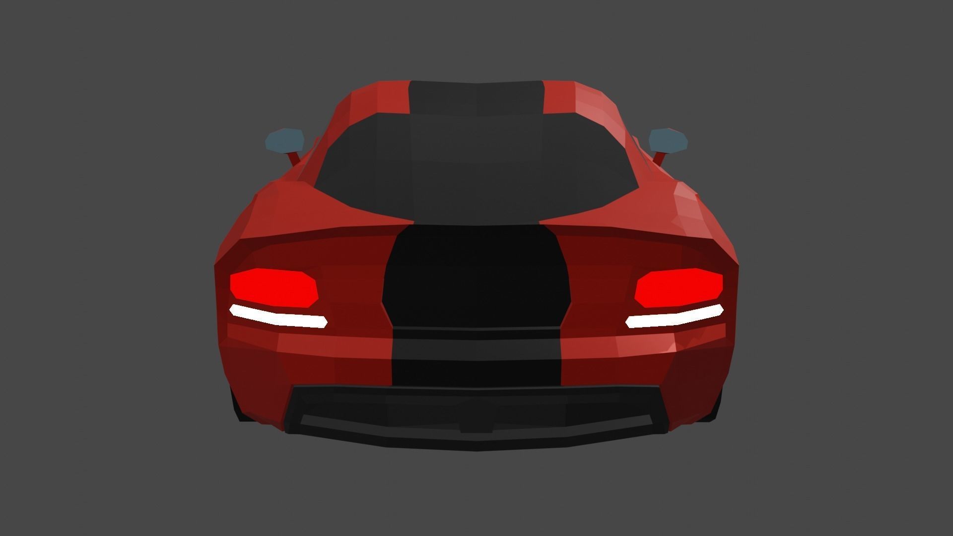 Dodge Viper SRT10 Low-poly 3D model_6