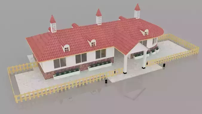 Golf club Vice city 3D model