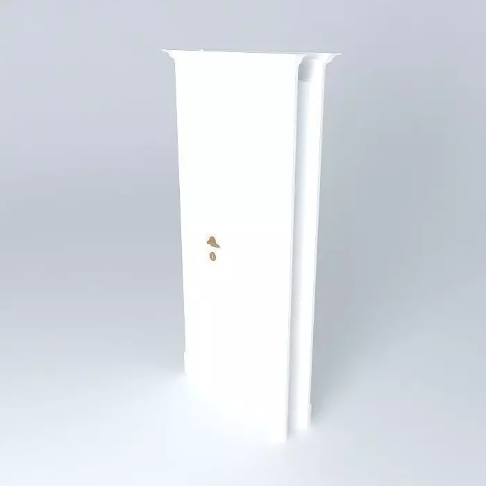 vintage door, door Free 3D model_0