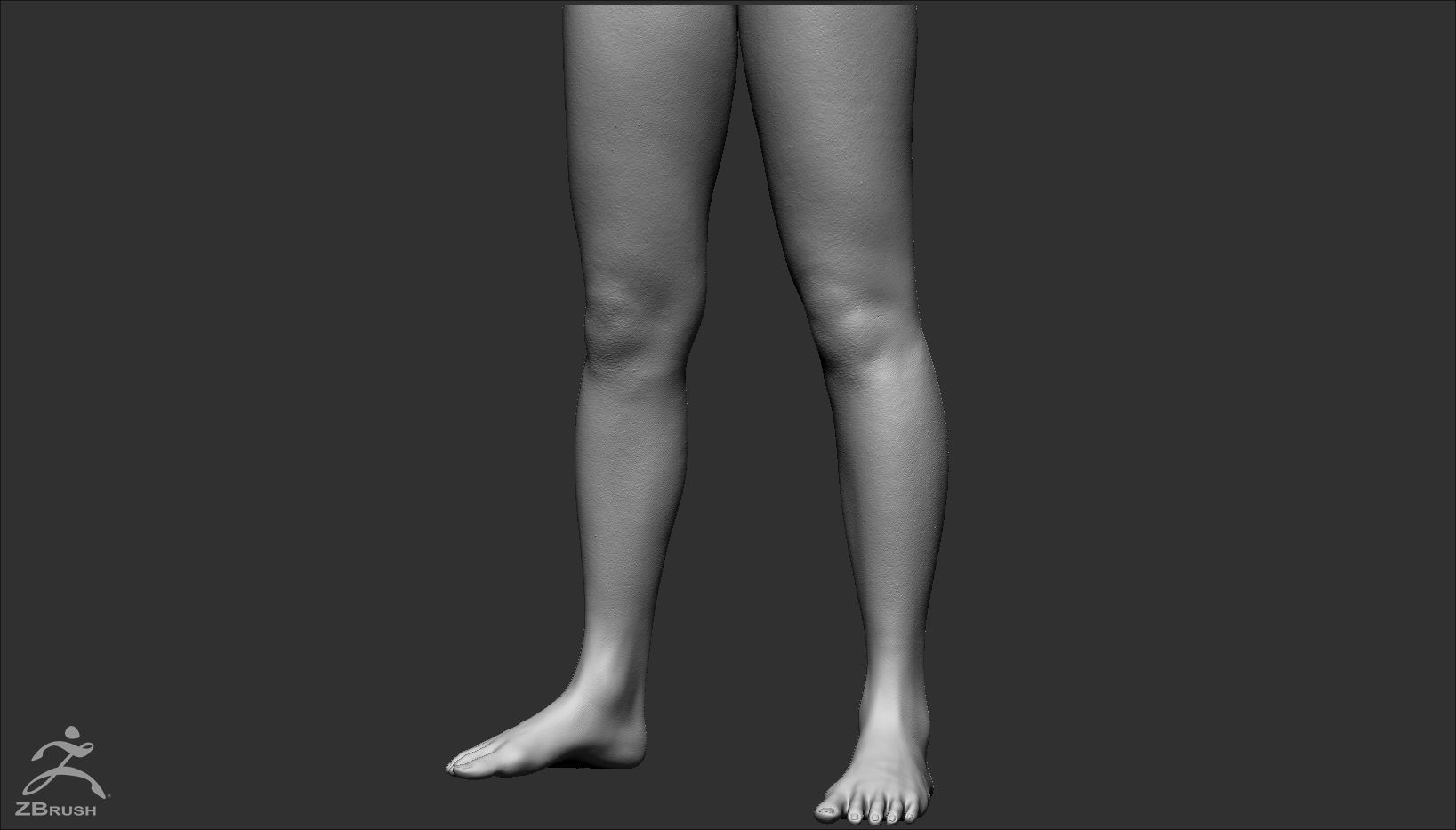 Female Custom Basemesh 3D model_15