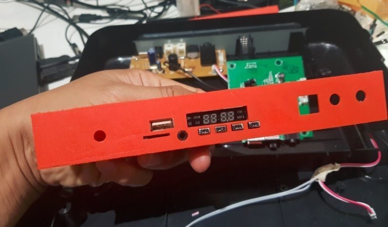 PT01 Bluetooth Soundplate 3D print model_1