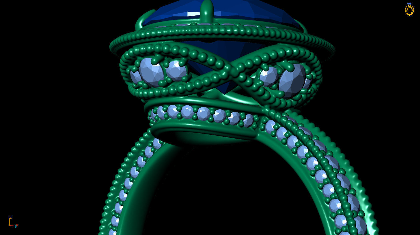 Ring R 0051 3D print model_14