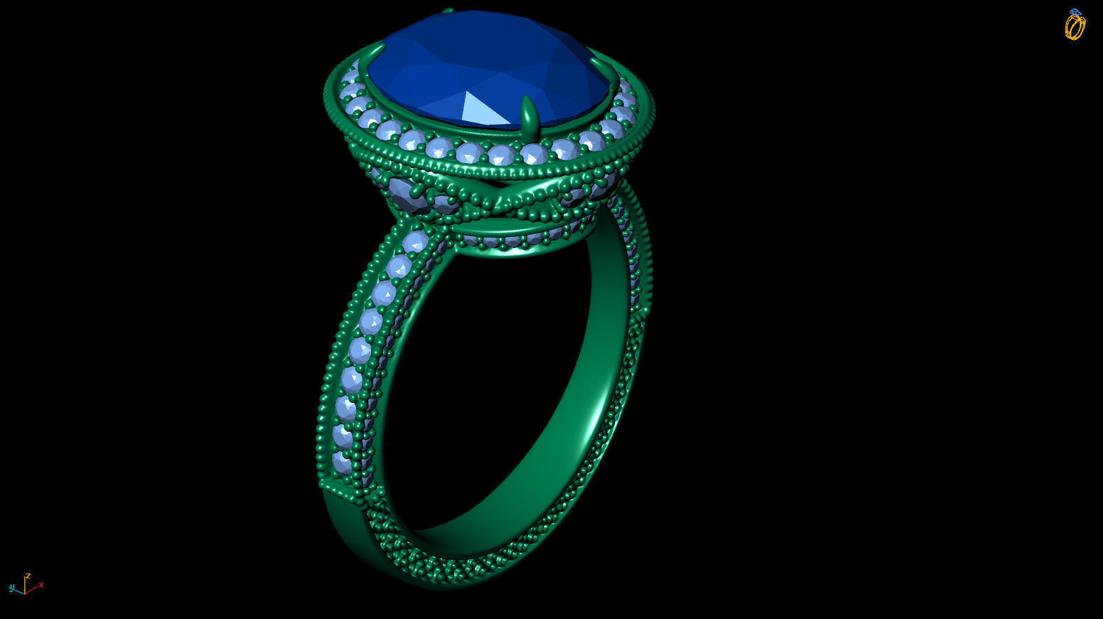 Ring R 0051 3D print model_12